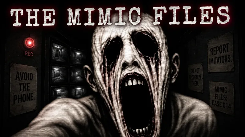 The Mimic Files, a horror game made on Chatforce