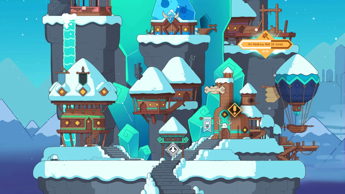 Wildfrost bright cute art gameplay screenshot